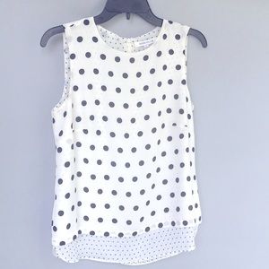 Rose & Olive Polkadot Tank Top